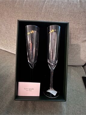 kate spade Black Gift Box with Label